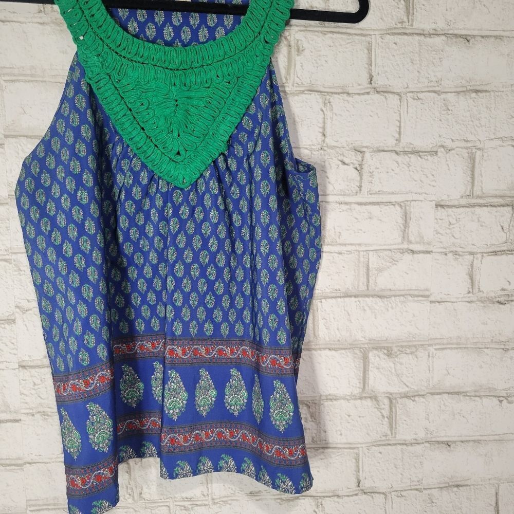 Blue Rain printed tank - Picture 4 of 14